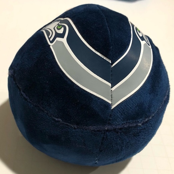 TY Beanie Ballz NFL Seatle Seahawks plush ball toy 4 1/2" 2016 - Picture 8 of 10